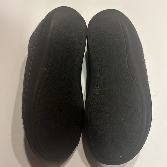 Haflinger charcoal grey slip on clogs shoes pure new wool from Germany size 38 - Picture 6 of 9